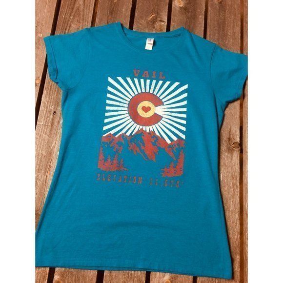 Vail Elevation 11,570 Graphic Tee Gildan‎ - Picture 1 of 3